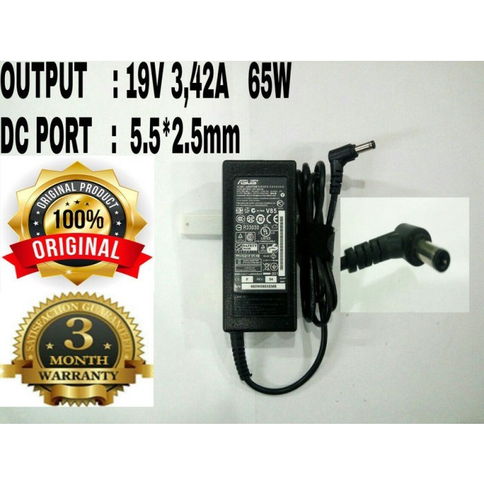 Adaptor charger Asus k43s k43e k42 k42j k52 19V 3,42A Original