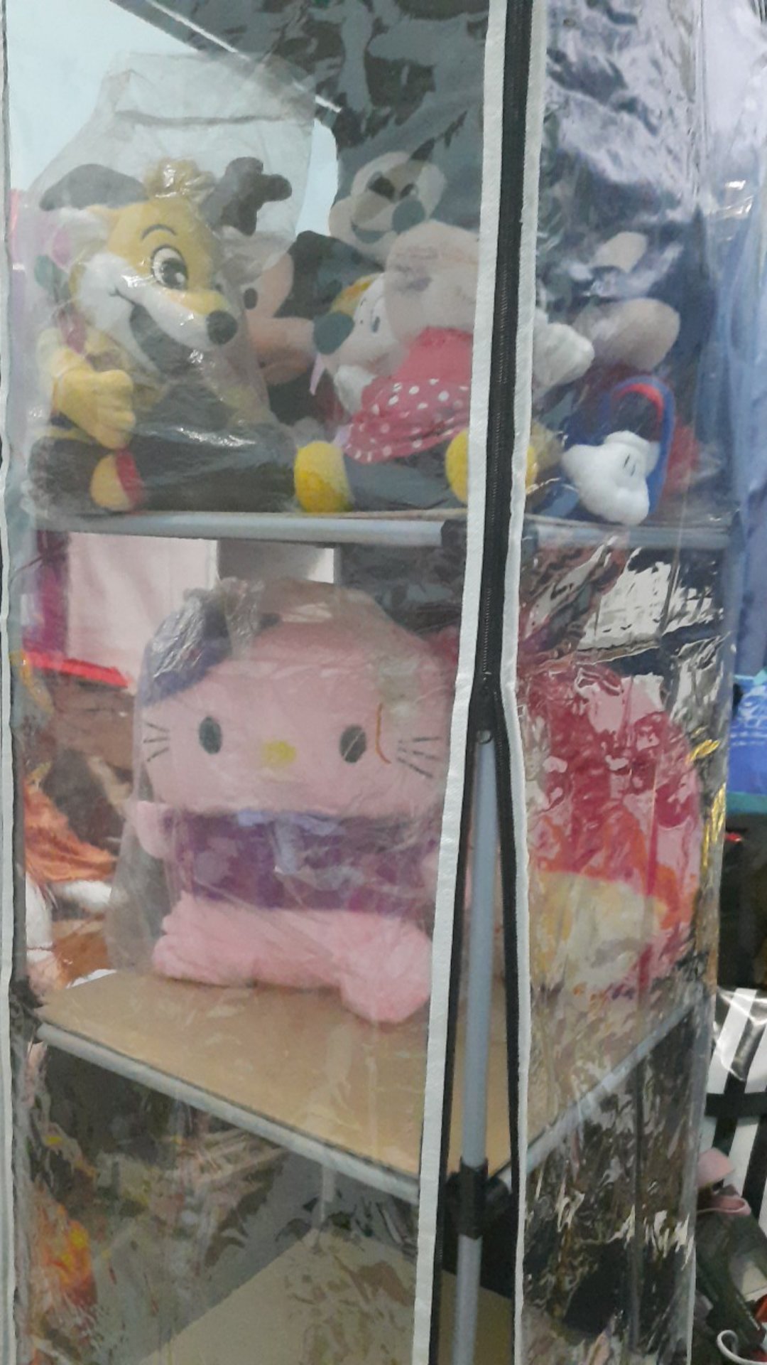 Lemari Transparan / Lemari Pajang Minimalis / Lemari Lego / Rak Mainan Ds57