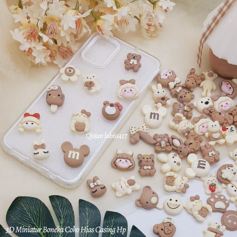 3D Miniatur Boneka Coko Hias Casing Hp