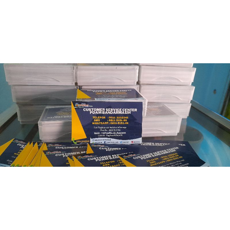 

KARTU NAMA 1 atau 2 sisi ISI 100 LMBR FREE BOX