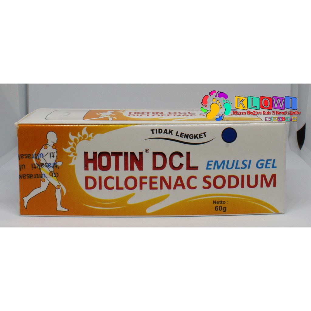 Hot In DCL Emulsi Gel - 60 Gram 2 PCs - Pereda Nyeri Otot, Nyeri Sendi, Rematik