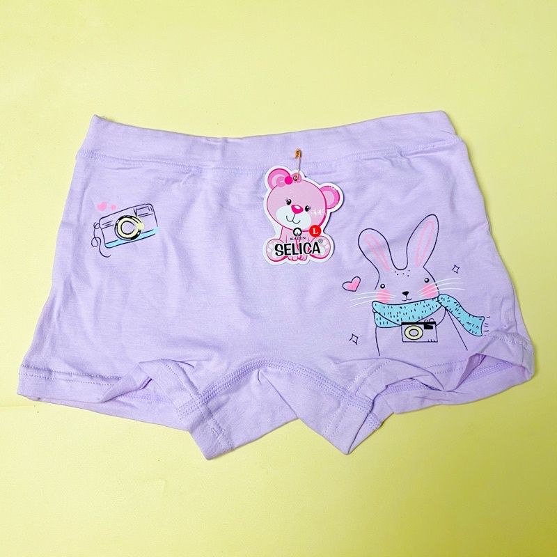 Celana dalam Boxer anak Perempuan karakter lucu Girl  SELICA CD cewek perempuan 1-3 Tahun
