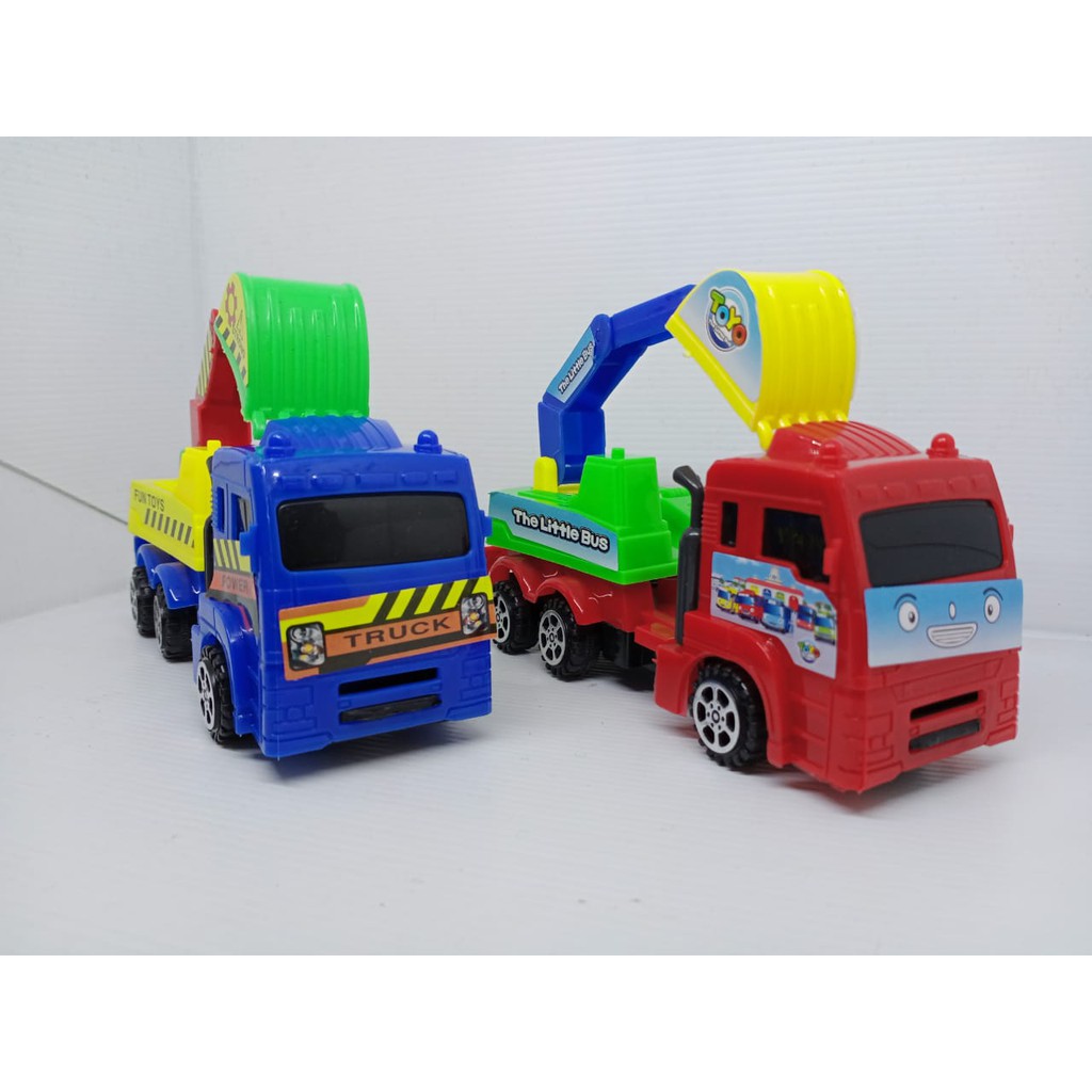 Mainan Anak Laki Truck Truk Traktor Murah Berbentuk Mini atau Kecil
