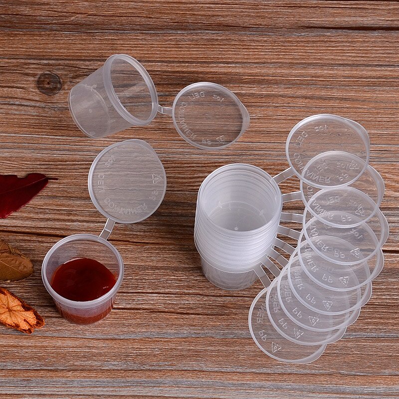 Cuci Gudang [50pcs] Tempat Saus Suapi 25ml | Sauce Container Suapi 53eggGfbYOYgp