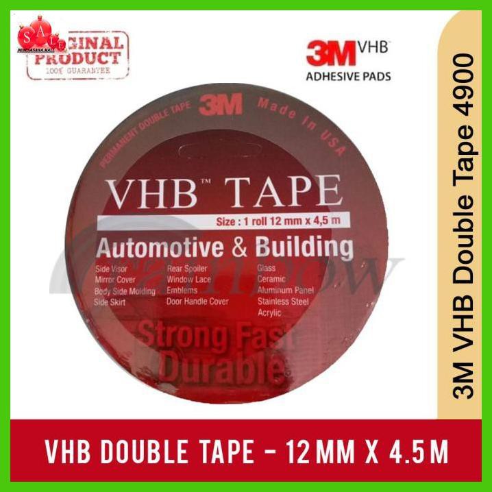 

PETKARCAR- 3M VHB DOUBLE TAPE , 12 MM X 4.5 M -ASLIII.