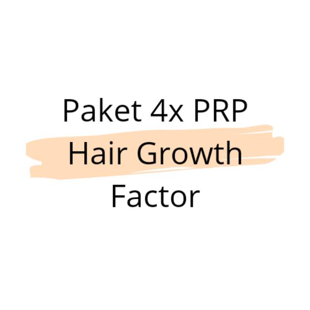 PAKET 4X PRP HAIR GROWTH FACTOR