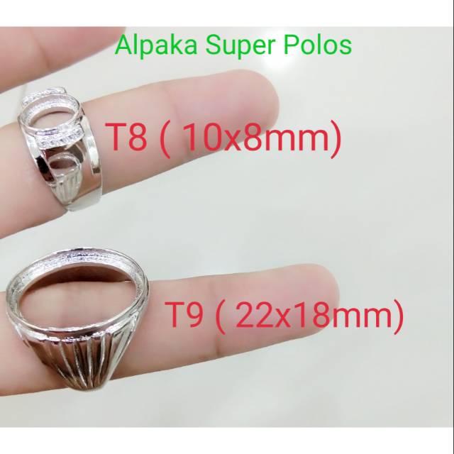 Ring cincin alpaka super impor 3