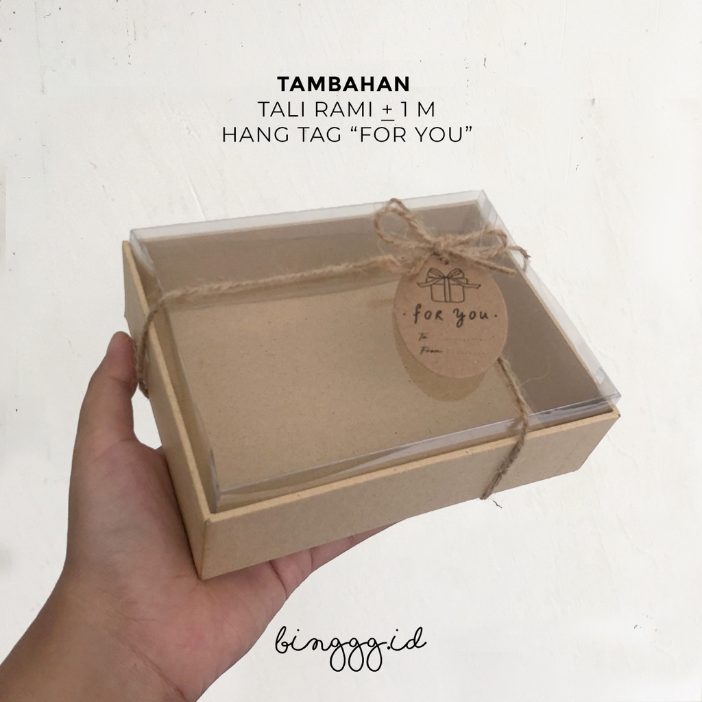 

Tambahan Tali Rami / Hang Tag untuk Box
