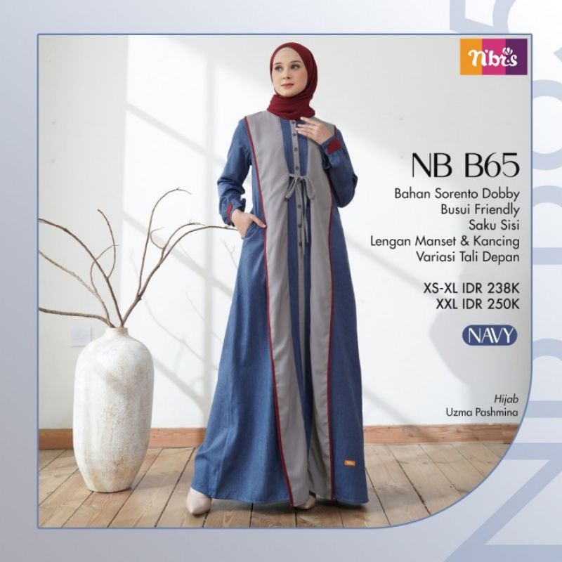 Gamis Muslim Terbaru Model Nibras