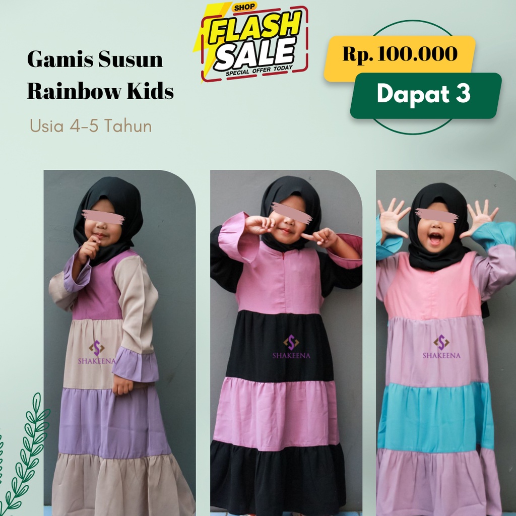 Gamis anak perempuan terbaru