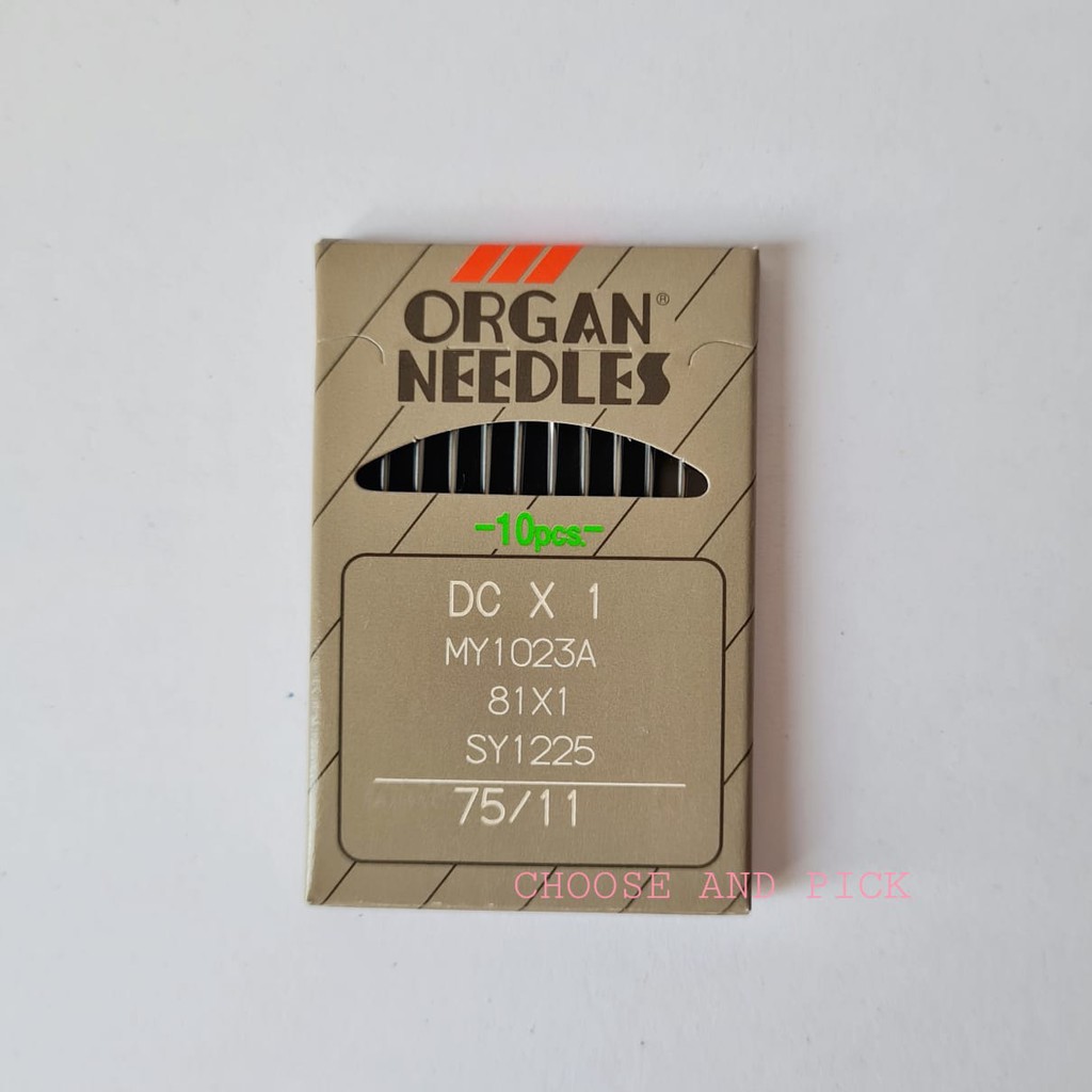 Jarum DC 11 13 14 16 ORGAN / Jarum Obras Organ Asli Jepang / Jarum DC ORGAN NEEDLES ORIGINAL