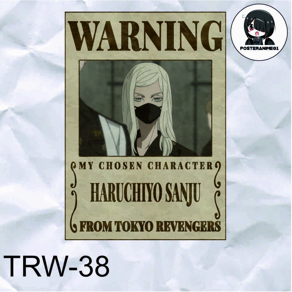 Poster Anime Tokyo Revengers | Poster Anime Tokyo Revengers Warning Aesthetic | DRAKEN | MIKEY | TERLENGKAP-38.HARUCHIYO