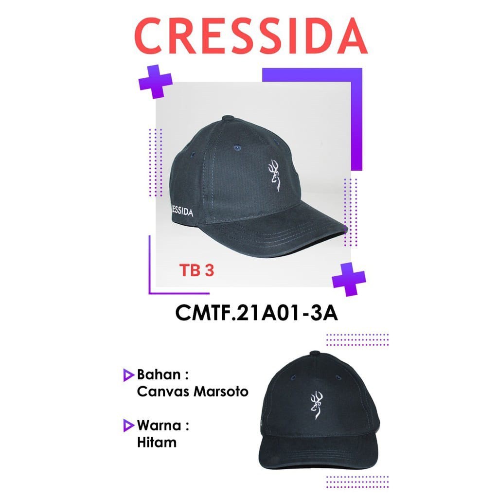 gos TB CRESSIDA TOPI 100% ORIGINAL Original Brand Topi Cowok Keren