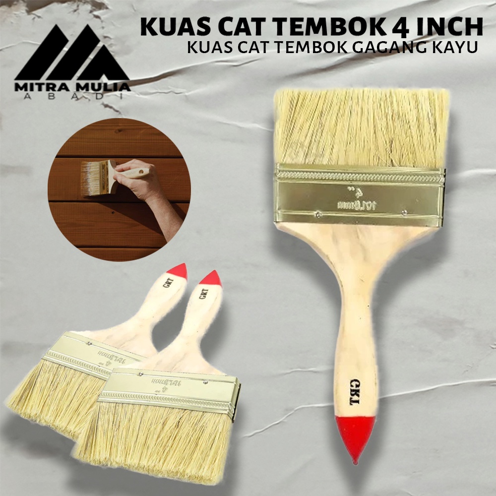 Kuas Cat Koas Cat Tembok Ukuran 4&quot;