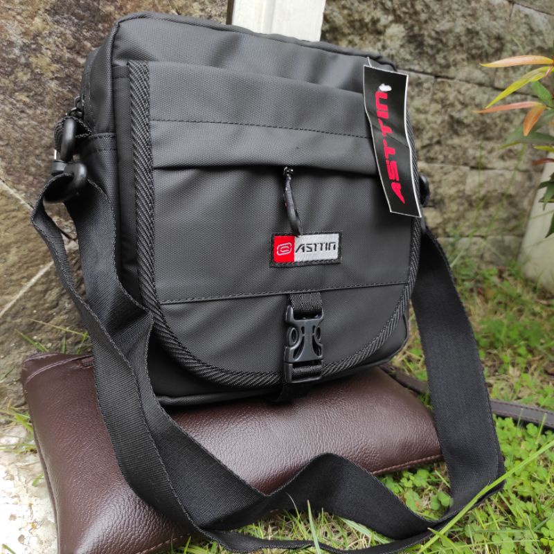 Sling Bag Pria Waterproof PREMIUM | Tas Bahu Pria Original ASTIN Best Model | Tas Selempang Pria Spesial Edisi