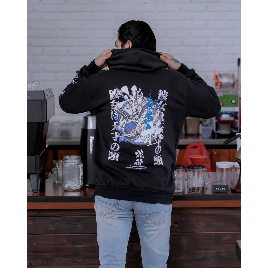 [ BISA COD ] Sweater Hoodie Genius Printing - jaket sweater pria wanita keren terlaris mat flece cotton