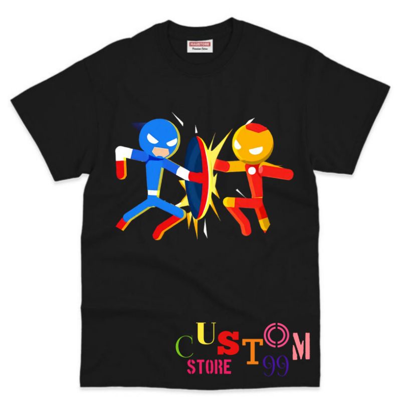 BAJU ANAK KAOS ANAK GAME STICKMAN TERBARU BAHAN PREMIUM