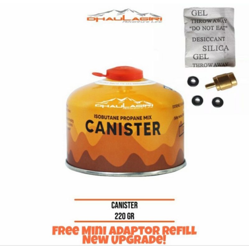 TABUNG CANISTER KOMPOR CAMPING ULTRALIGHT TABUNG ISI ULANG TABUNG GAS MINI - KANAKAGEAR