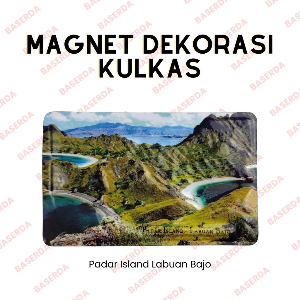 magnet kulkas - magnet souvenir - pemandangan