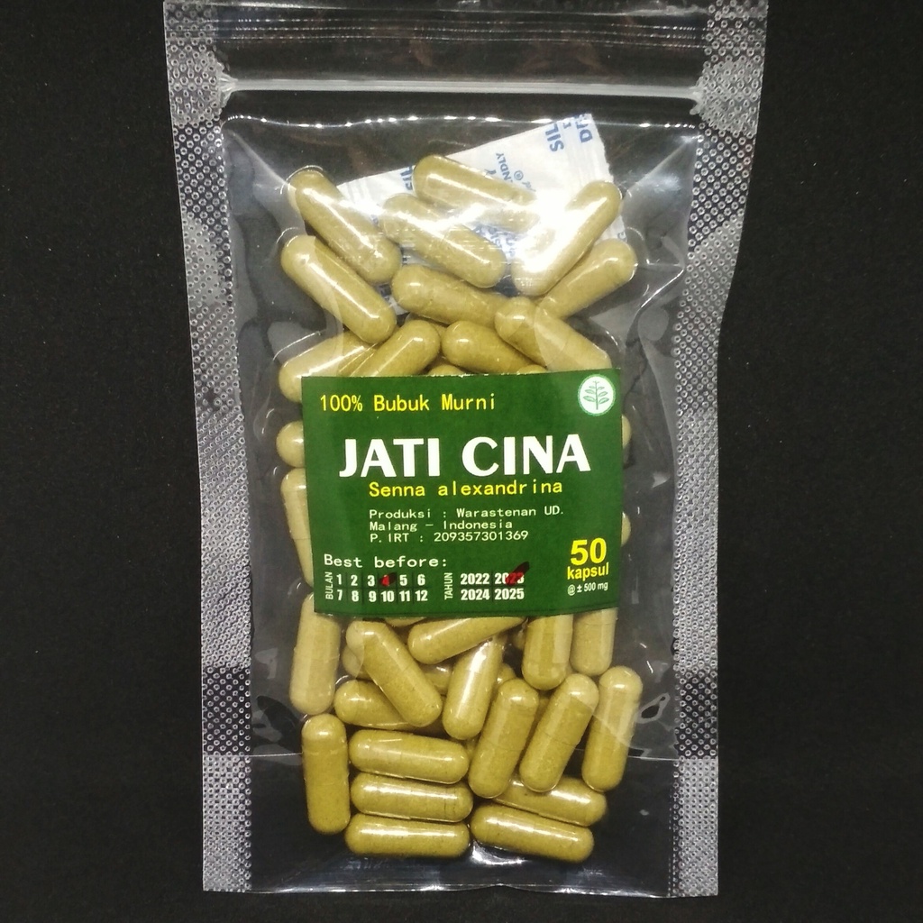 HERBAL PELANGSING / DAUN JATI CINA 50 KAPSUL