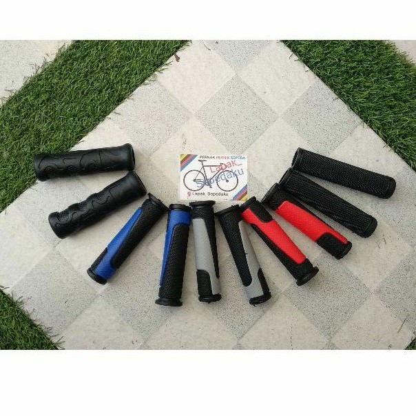 Hand Grip Karet Model Lurus Handgrip Pegangan stang Handlebar Silicon HAND GRIP sepeda lipat MINION