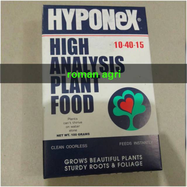 HYPONEX 10-40-15 isi 100 gram Pupuk Anggrek