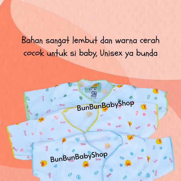 SNI Baju Bayi Atasan Pendek Perlengkapan Baby Baru Lahir New Born Cowok Cewek Laki Perempuan Pakaian