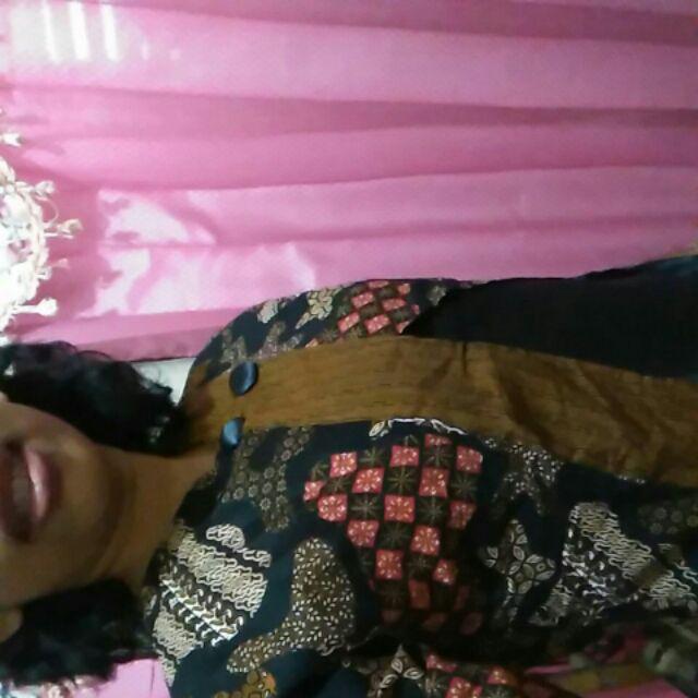 Couple Batik Tania Blouse Dan Kemeja Sarimpit