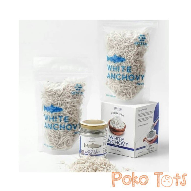 Crystal of the Sea White Anchovy Food Powder 20gr Bubuk Ikan Teri Putih WHS