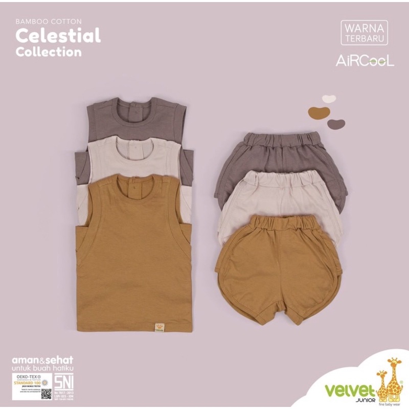 Velvet Junior Celestial Collections “KUTUNG SPORT” Earth Series Size L XL 2345