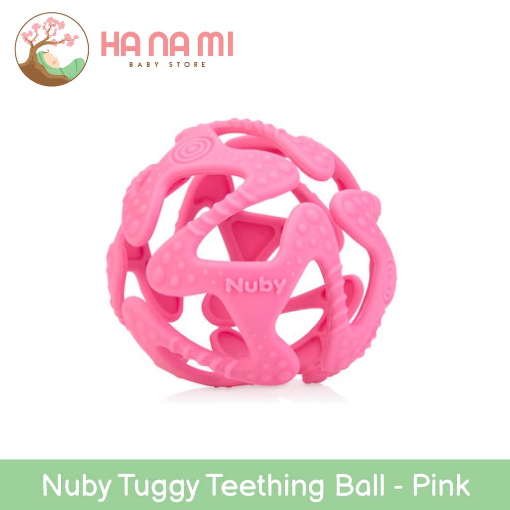 Nubby Tuggy Ball Silicone Gigitan Bayi