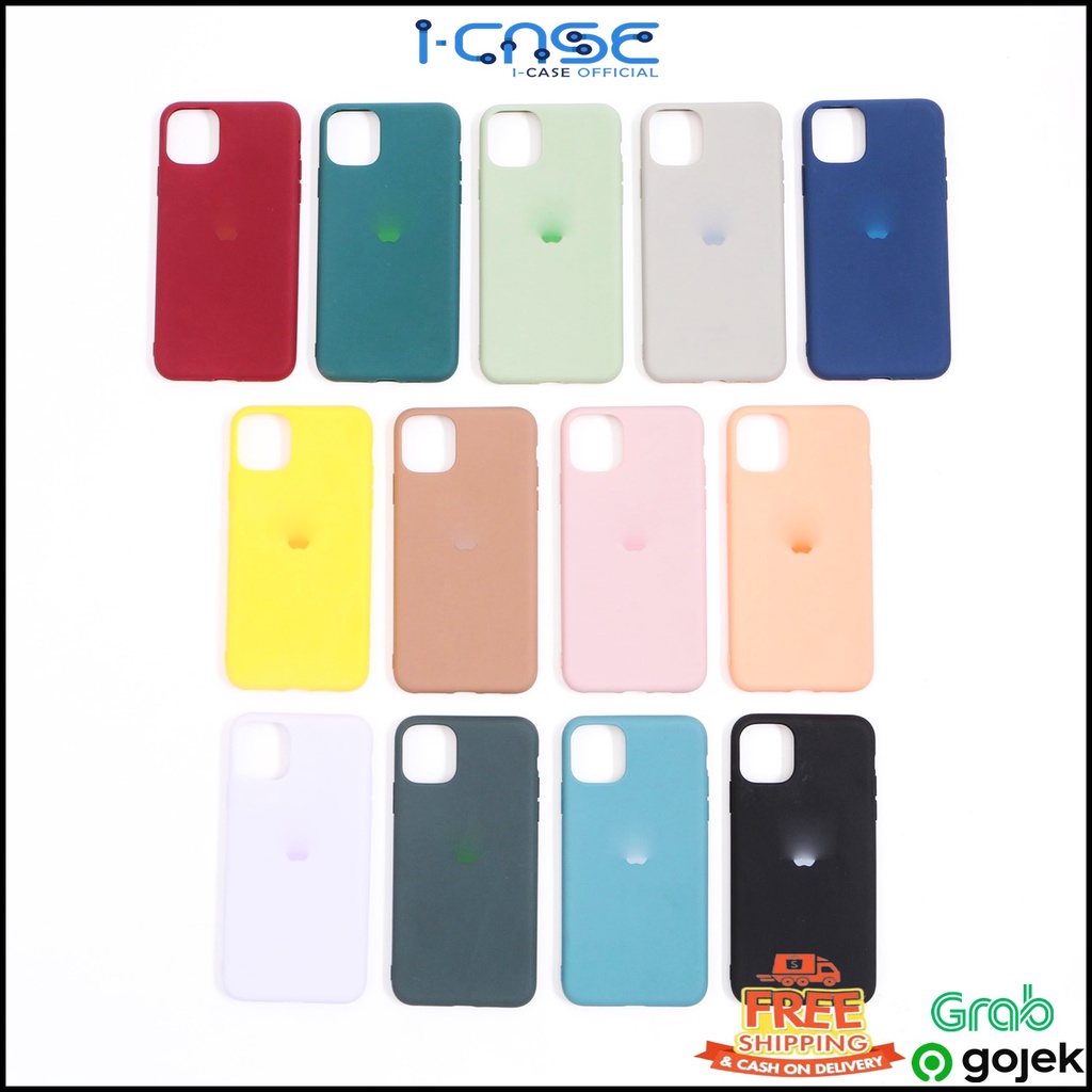 Softcase Matte Doft (4) for iPhone 6 7 8 PLUS X XS XR 11 12 MINI PRO MAX