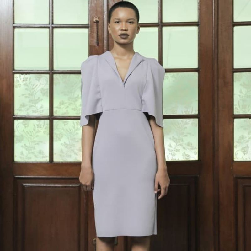 AVGAL MAELIE Lilac Dress Gaun Ungu Muda