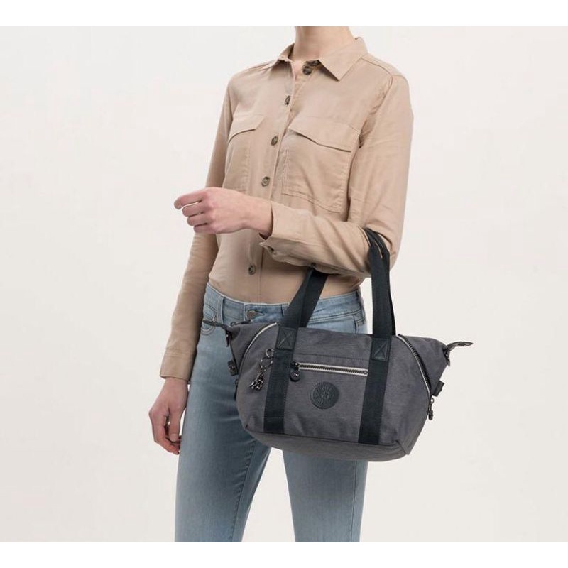 Tas Wanita Kipling Art Mini, Charcoal, Preloved original like new
