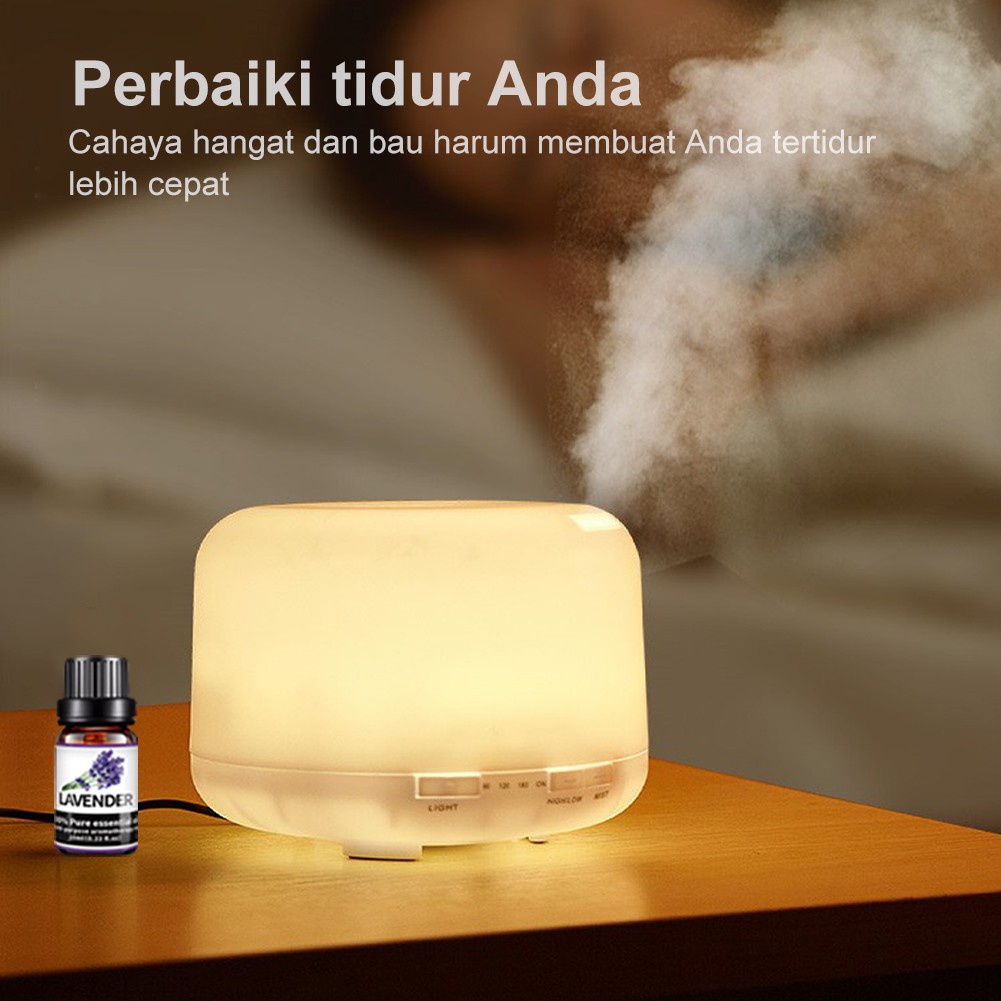 Big Size Humidifier Diffuser Air Purifier Aromaterapy Essential oil Difuser 500ML+ Remote SPA RELAKSASI