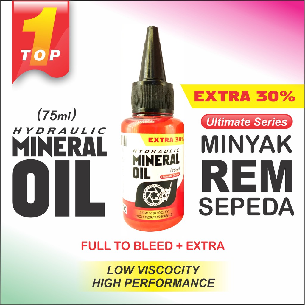 Minyak Rem Sepeda Mineral Oil Hidrolis Hydraulic  for shimano altus zee maguro tektro 75ml Ultimate