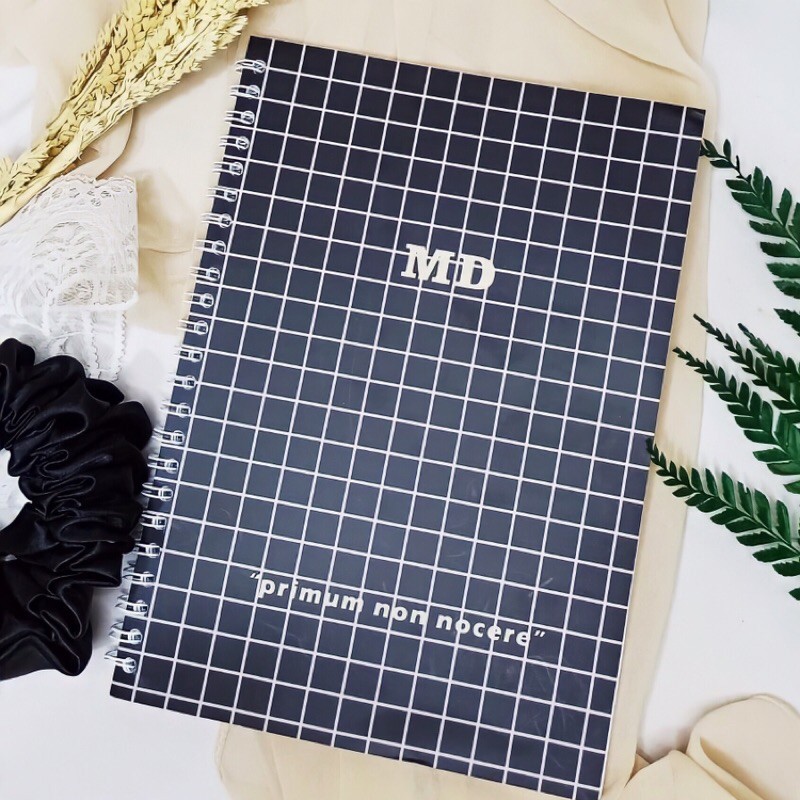 

Notebook Aesthetic A5 (MD Kotak) kedokteran FK, notebook medical student, koas