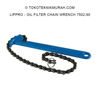 Lippro kunci Oli Rantai 9&quot; 7502-90 - Oil Filter Chain Wrench 9&quot;