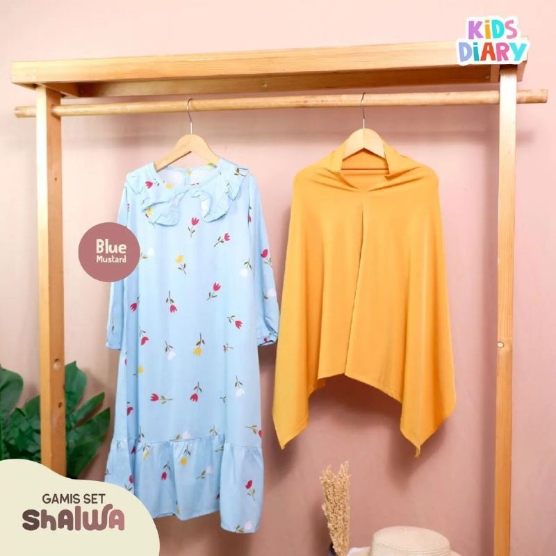 GAMIS SHALWA SET HIJAB KIDS DAIRY