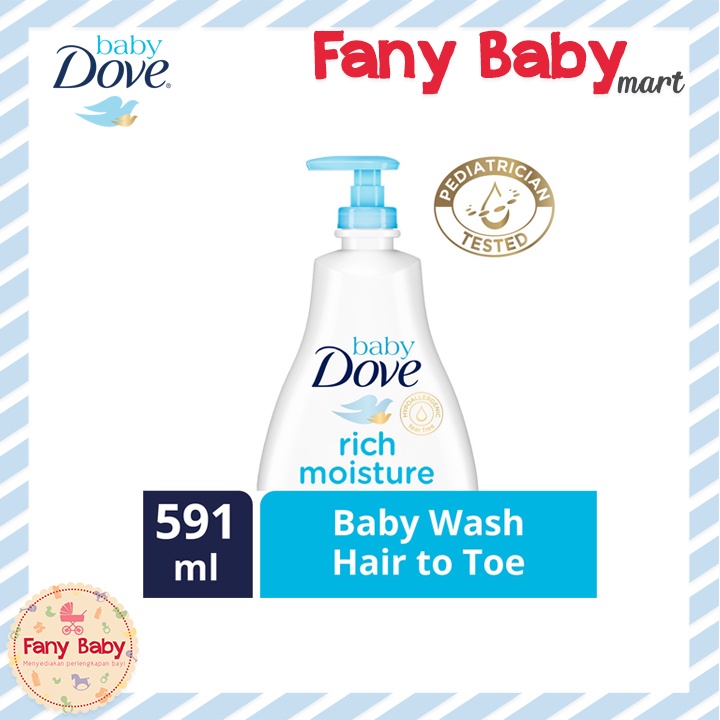 BABY DOVE HAIR TO TOE WASH BABY WASH RICH MOISTURE 591ML / 71811