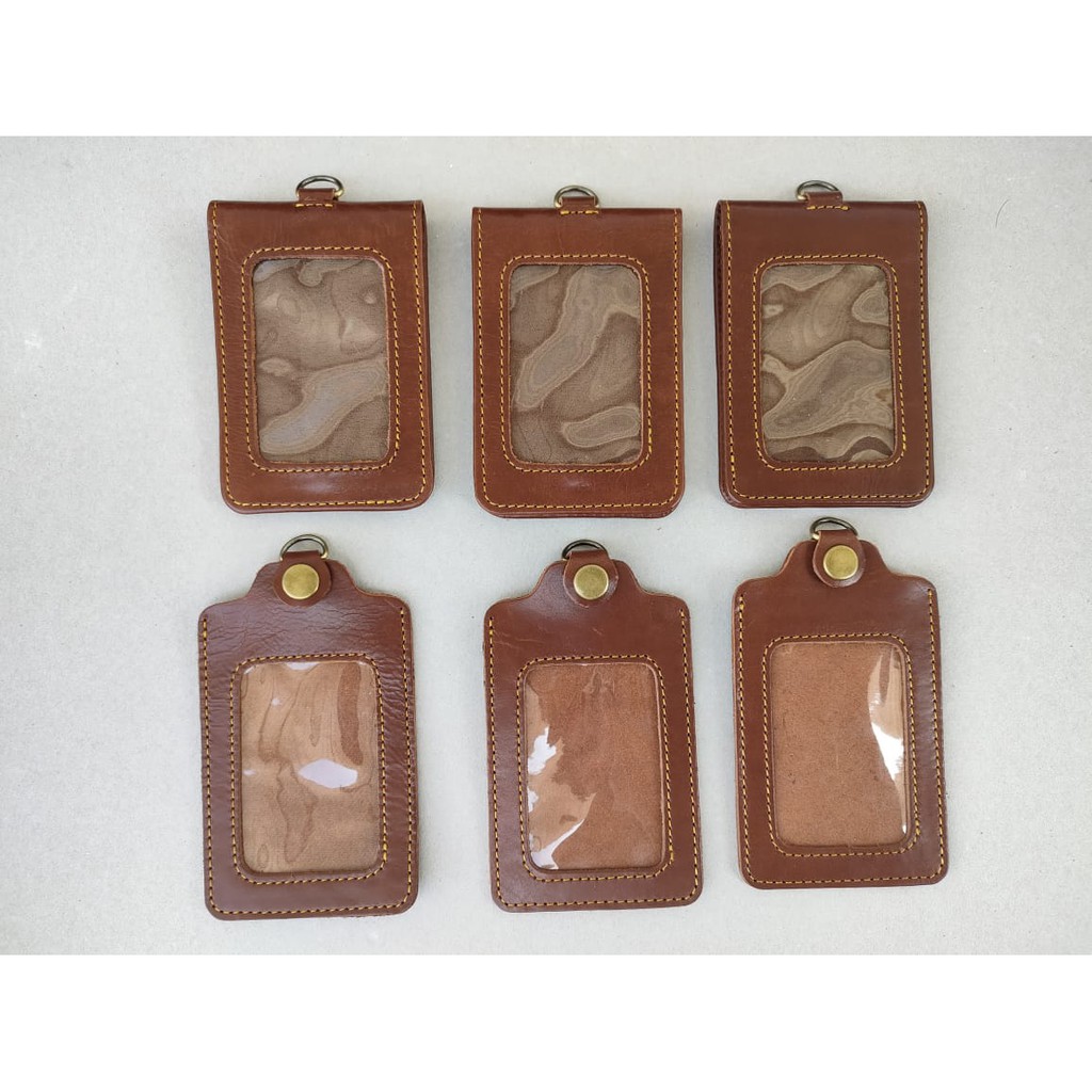 

ID Card Holder Kulit/ID Card/Name tag Kulit/Gantungan ID