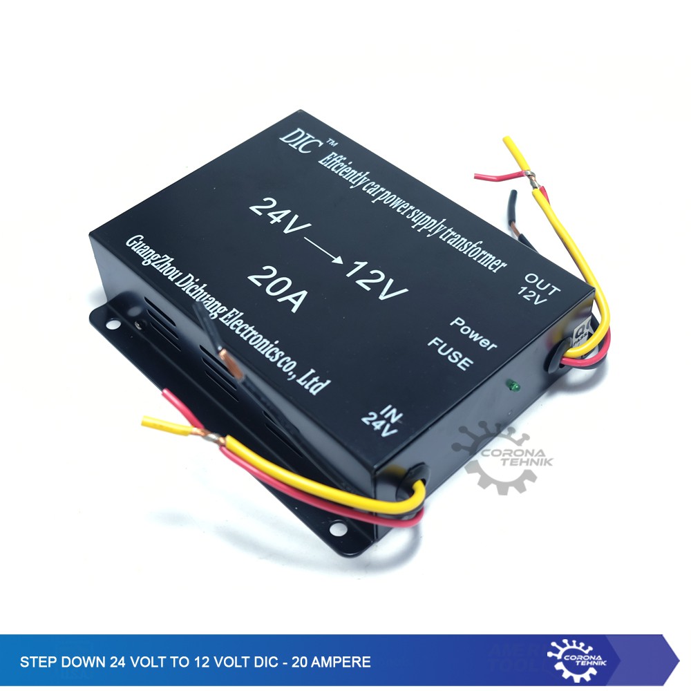 Step Down 24 Volt to 12 Volt DIC - 20 Ampere