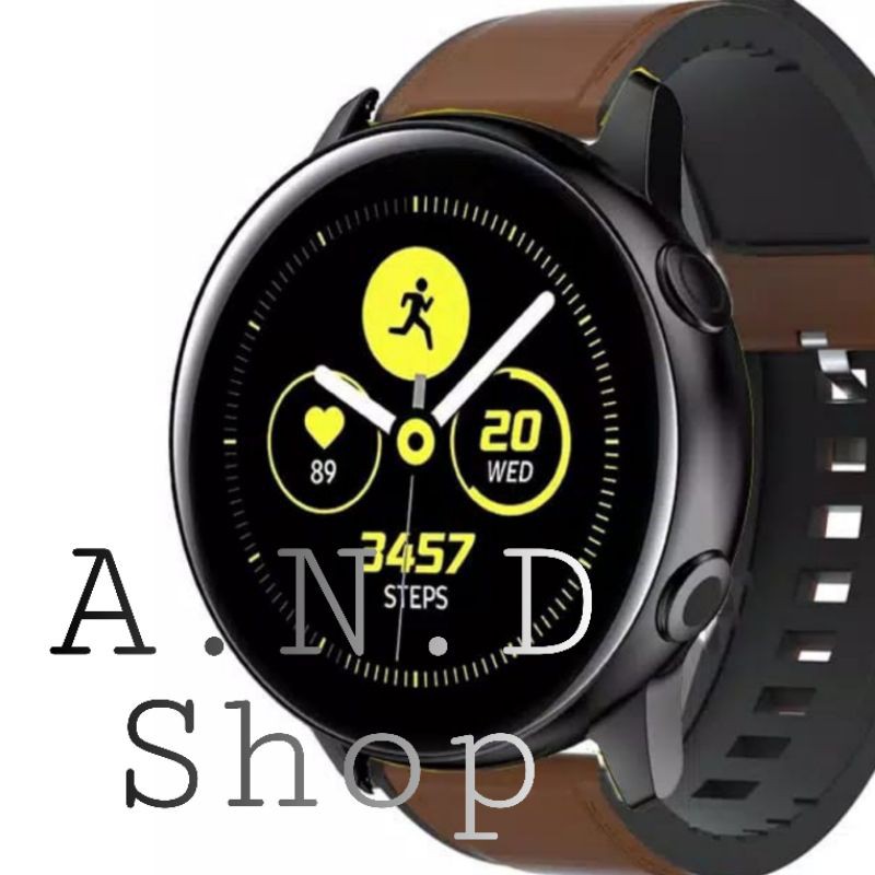 SAMSUNG GALAXY WATCH ACTIVE 1  R500 STRAP TALI JAM WATCH BAND KULIT LEATHER RUBBER SILICONE ACC