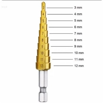 Mata Bor Pagoda JLD 3-12mm HSS 10 Multi Step Drill