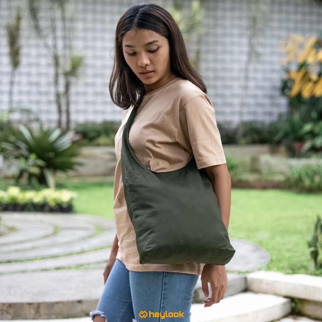 Tote Bag Wanita Pria Tas Tote Bag Resleting Muat Laptop Up 15 Inch Tas Multifungsi Jinjing Selempang Sling Bahu Tote Bag Kanvas Tebal Kuliah Kerja Kantoran