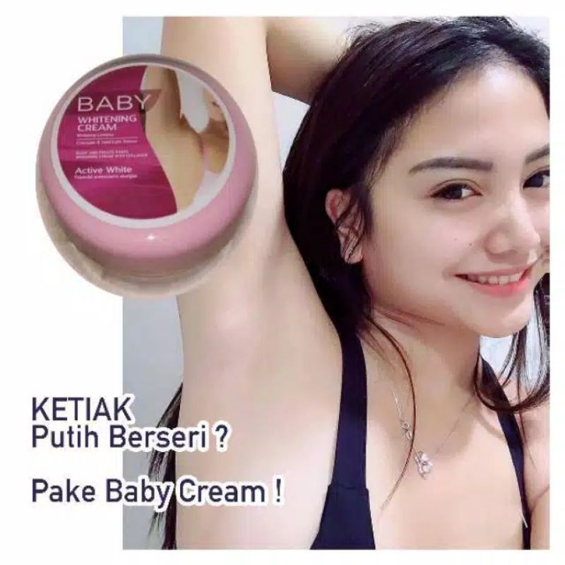 BISA COD! CREAM PEMUTIH KETIAK LEHER SELANGKANGAN ORIGINAL BABY CREAM WHITENING