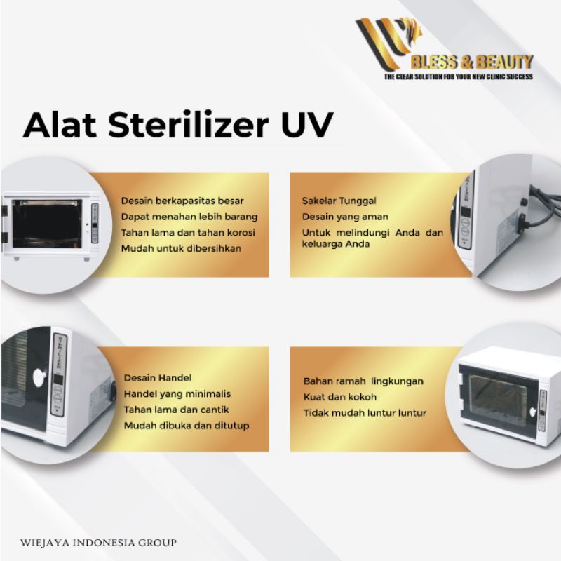 Alat sterilizer Box uv sterilizer box alat steril alat salon medicure alat rumah tangga