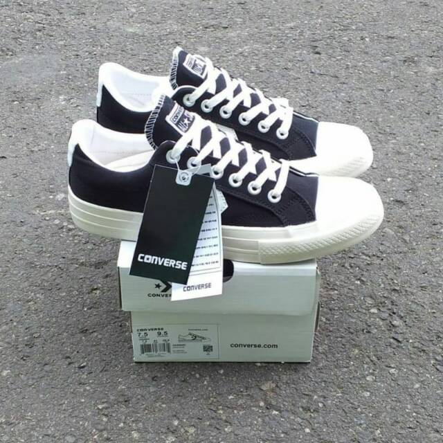 Sepatu CONVERSE LOW ONE STAR PLAYER BLAK WHITE