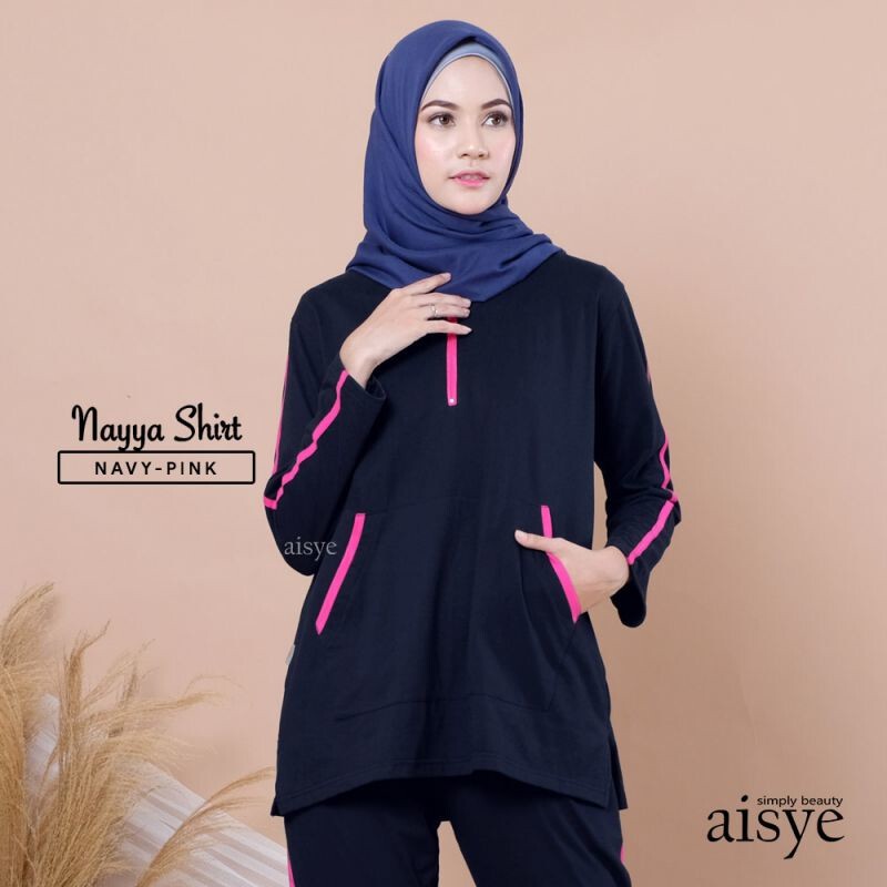 Baju Senam Sporty Atasan Wanita NAYYA SHIRT AISYE