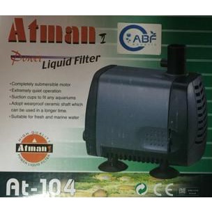 Pompa Air Atman AT-104 untuk Akuarium dan Kolam